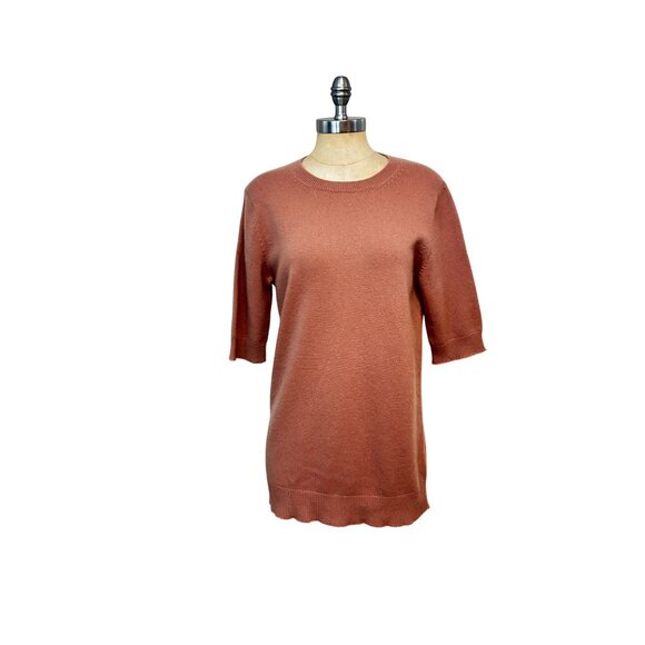 Vince Elbow 100% Cashmere Sweater Dusty Rose Size medium - Picture 3 of 7